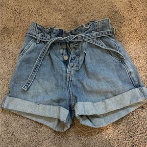 Hollister High Rise Denim Shorts